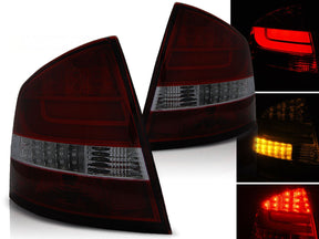 LED Lightbar Rückleuchten in rot matt für Skoda Octavia 1Z Limo 03.2004-2012 - CR Tuning