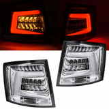 Voll LED Rückleuchten in Chrom für Skoda Octavia 3 FL Combi 2016-2020 (OEM LED)
