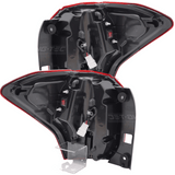Voll LED Rückleuchten Set Rot Weiß mit LightBar & dynamischem Blinker für Subaru Forester IV 2013-2016