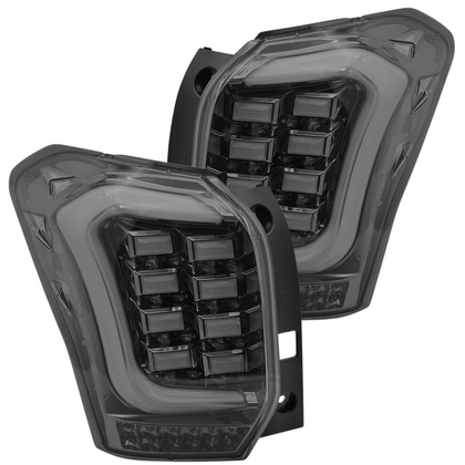 Voll LED Rückleuchten Set Smoke mit LightBar & dynamischem Blinker für Subaru Forester IV 2013-2016