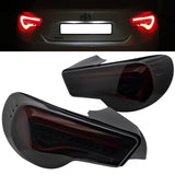 FULL LED Rückleuchten für Toyota GT86 ZN6 Red Smoke dynamischer Blinker, getönte Rücklichter