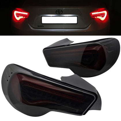 FULL LED Rückleuchten Set für Toyota GT86 ZN6 2012-2021 Red Smoke dynamischer Blinker