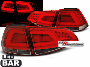 LED LightBar Rückleuchten rot VW Golf 7 VII 2013-2017 Tuning Zubehör