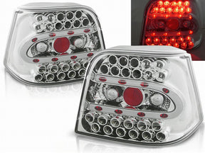 Chrom LED Rückleuchten VW Golf 4 IV 1997-2003, Tuning Rücklichter
