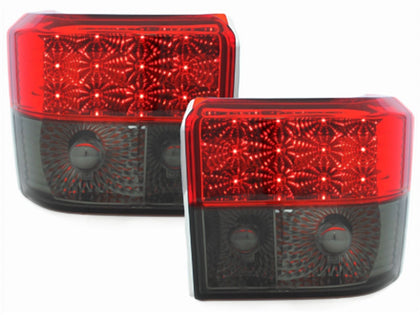 LED Rückleuchten in rot smoke für VW T4 1990-2003
