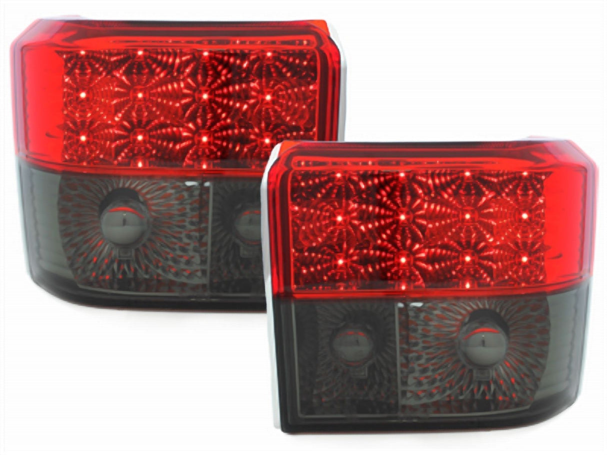 LED Rückleuchten in rot matt für VW T4 1990-2003