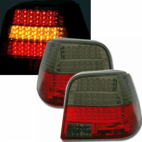 LED Rückleuchten rot für VW Golf IV 1997-2004, Tuning Rücklichter mit vielen LEDs
