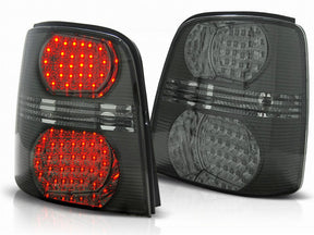 LED Rückleuchten smoke für VW Touran 2003-2010 mit roten und dunklen LEDs im Paar