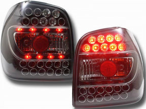 Schwarze LED Rückleuchten für VW Polo 6N 1994-1999, Tuning Rücklichter