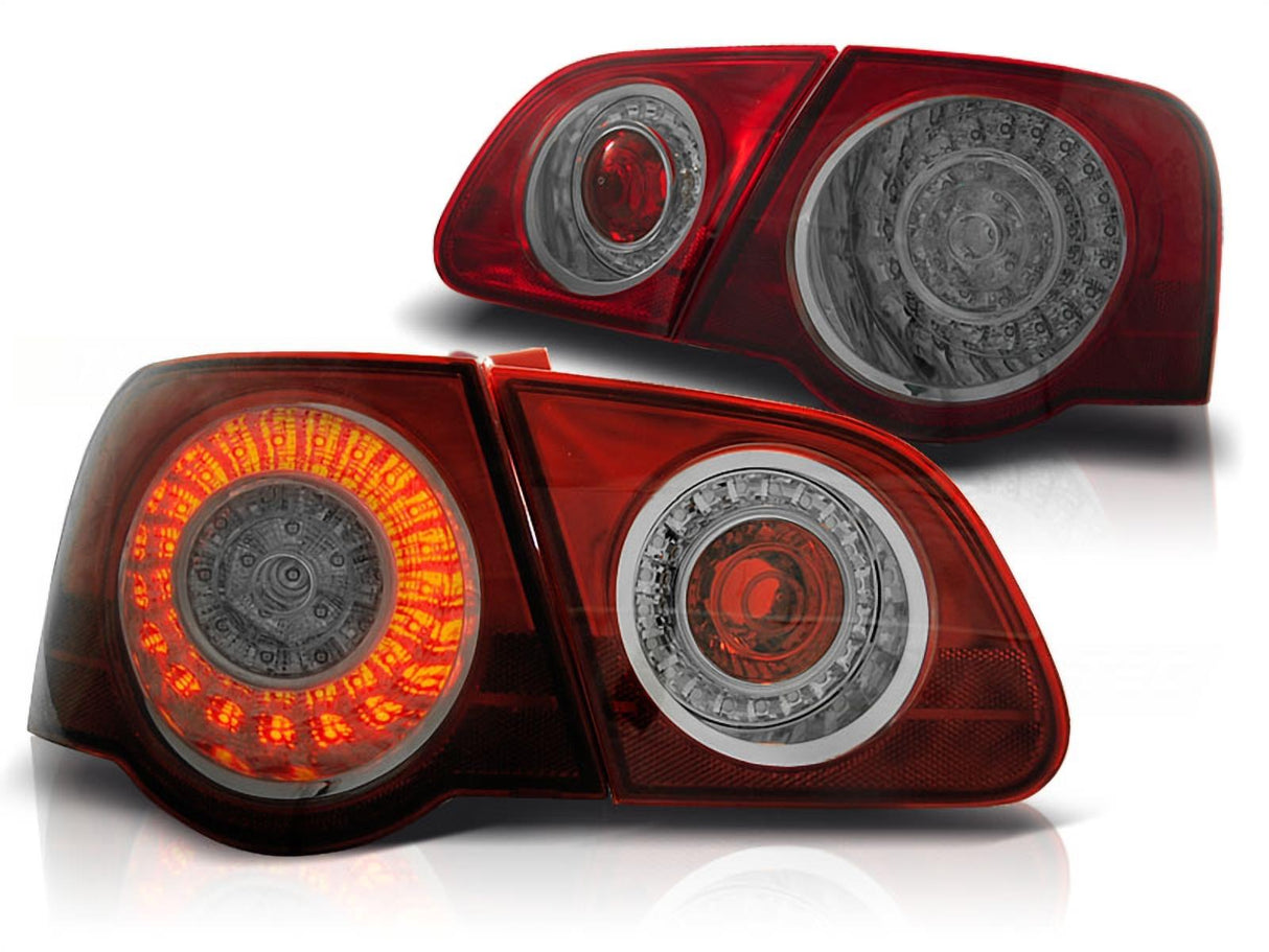 LED Rückleuchten in rot matt für VW Passat B6 3C 03.2005-2010