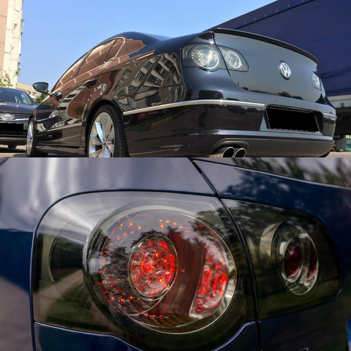 LED Rückleuchten in rauchglas für VW Passat B6 3C Limo 03.2005-2010