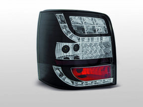 Schwarze LED Rückleuchten für VW Passat B5 Variant 96-00 mit Klarglasoptik