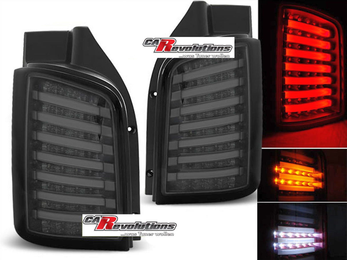 LED Rückleuchten in rauchglas für VW T5 04.2003-2009 / 2010-2015