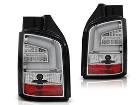 LED Lightbar Rückleuchten chrom VW T5 04.2010-2015 Heckklappe mit LED-Technik