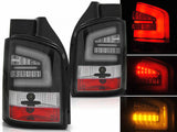 LED LightBar Rückleuchten in schwarz für VW T5 04.2010-2015 Heckklappe