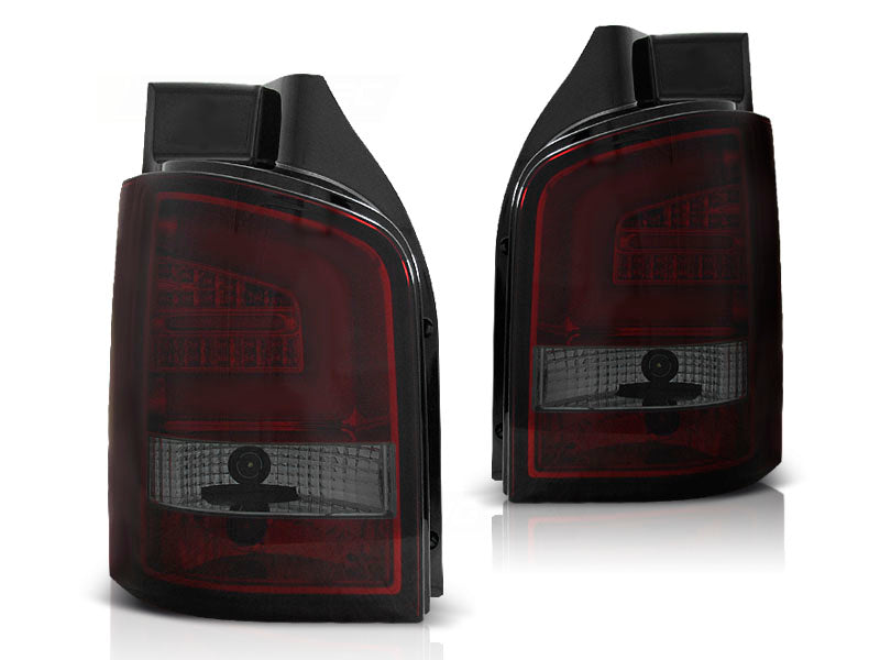 LED Rückleuchten in rot smoke für VW T5 GP 2010-2015 Heckklappe