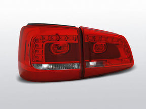 LED Rückleuchten rot weiß für VW Touran 08.2010, Tuning Rücklichter mit LED Technik