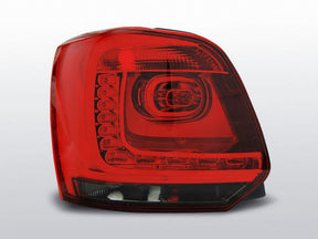 LED Rückleuchten rot für VW Polo 2009-2013, Tuning Rücklichter mit moderner Optik
