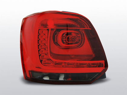 LED Rückleuchten in rot smoke für VW Polo 2009-2013