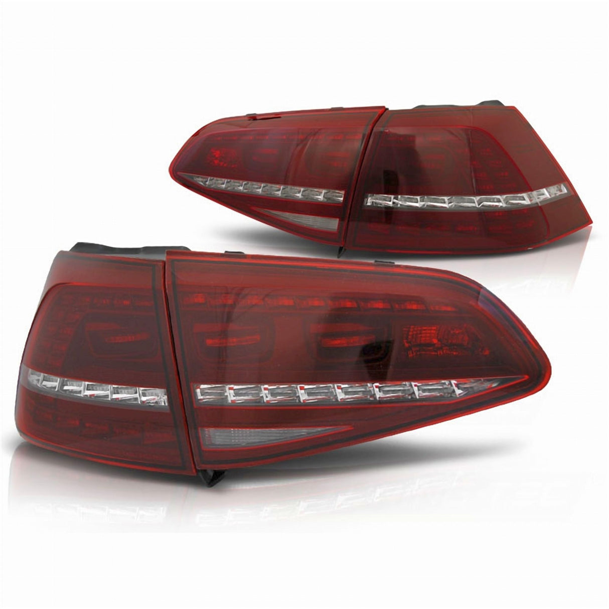 LED dynamische Blinker Rückleuchten in rot für VW Golf 7 VII 2013-2017