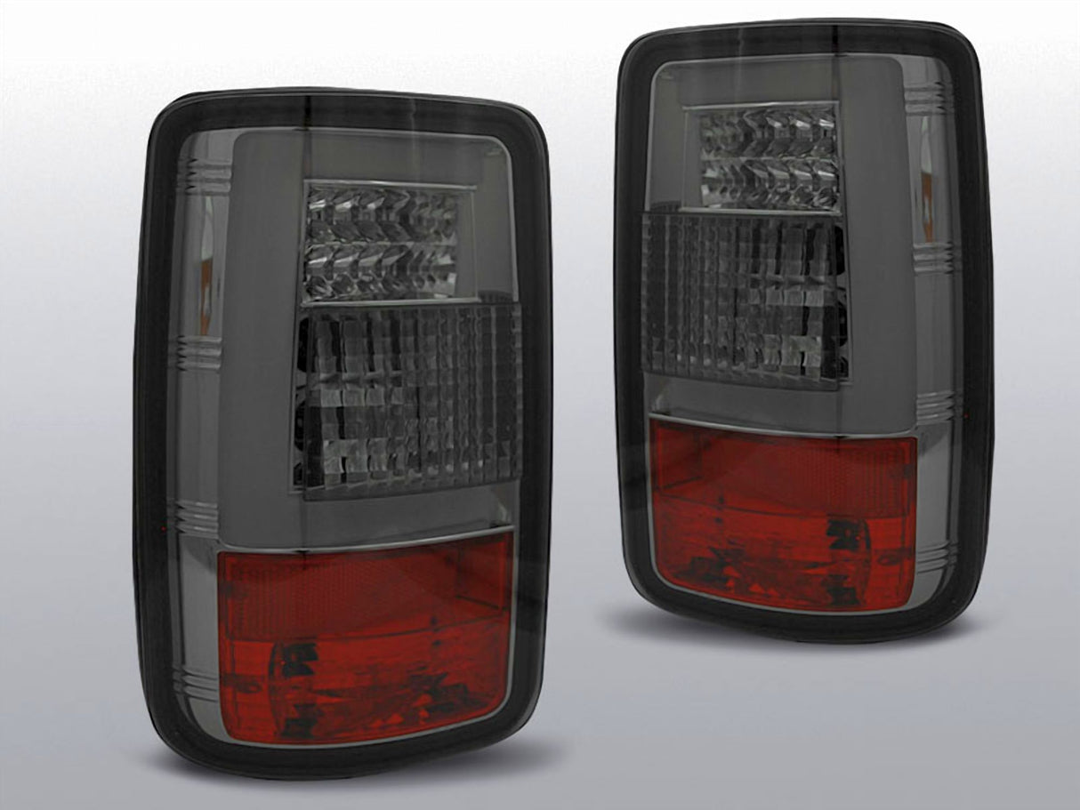 LED Lightbar Rückleuchten in smoke für VW Caddy 2003-03.2014