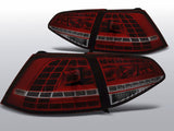 LED Rückleuchten in rot matt GTI R Clubsport für VW Golf 7 VII 2013-2017