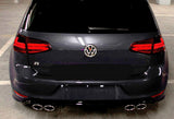 LED LightBar Rückleuchten in rot matt für VW Golf 7 VII 2013-2017