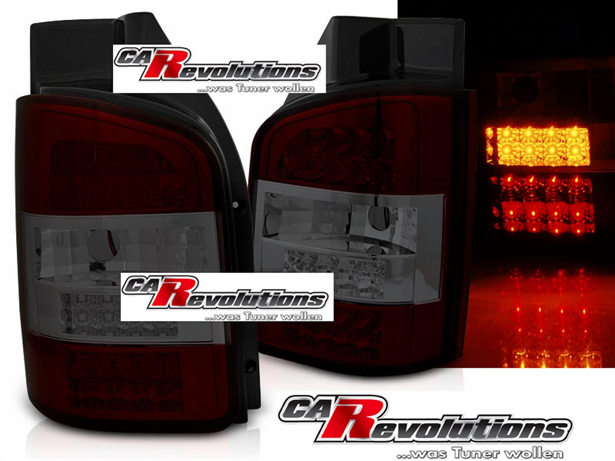 Led Rückleuchten Set für VW T5 Flügeltüren 2 Hecktüren 04.2003-2009