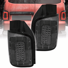 leuchten Set Smoke Voll LED Lightbar 2015-2019 für VW T6 Transporter Flügeltüren Rück