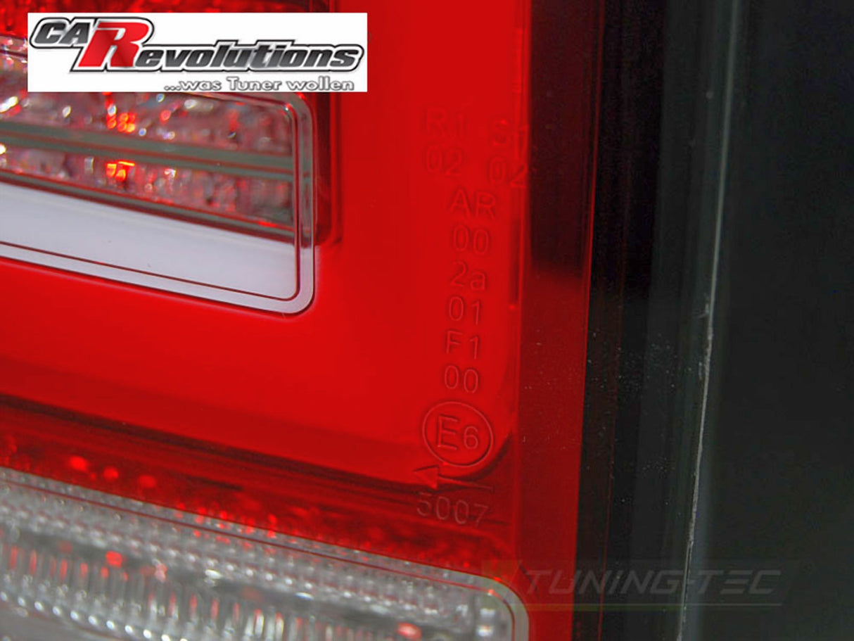 Led dynamische Blinker LightBar Rückleuchten in rot für VW T5 GP 2010-2015