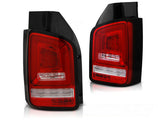 Led dynamische Blinker LightBar Rückleuchten in rot für VW T5 GP 2010-2015