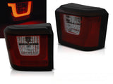 LED Light Bar Rückleuchten in rot smoke für VW T4 Bus Transporter 1990-03.2003