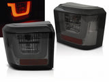 Getönte LED Rückleuchten für Jeep Wrangler JK mit dynamischem Blinklicht, smoked Optik