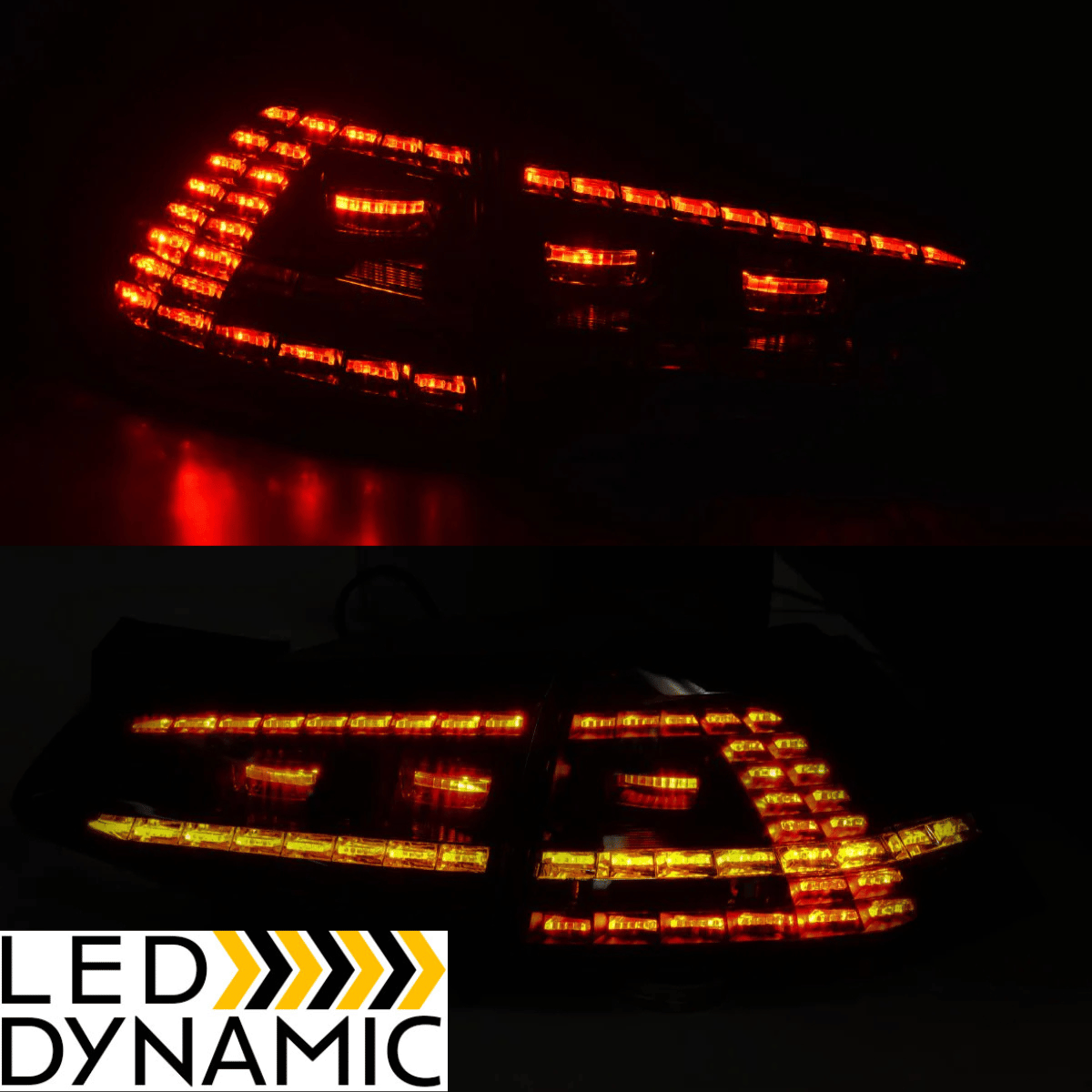 LED Rückleuchten Set Rot mit dynamischem Blinker für VW Golf 7 Schrägheck 2013-2017