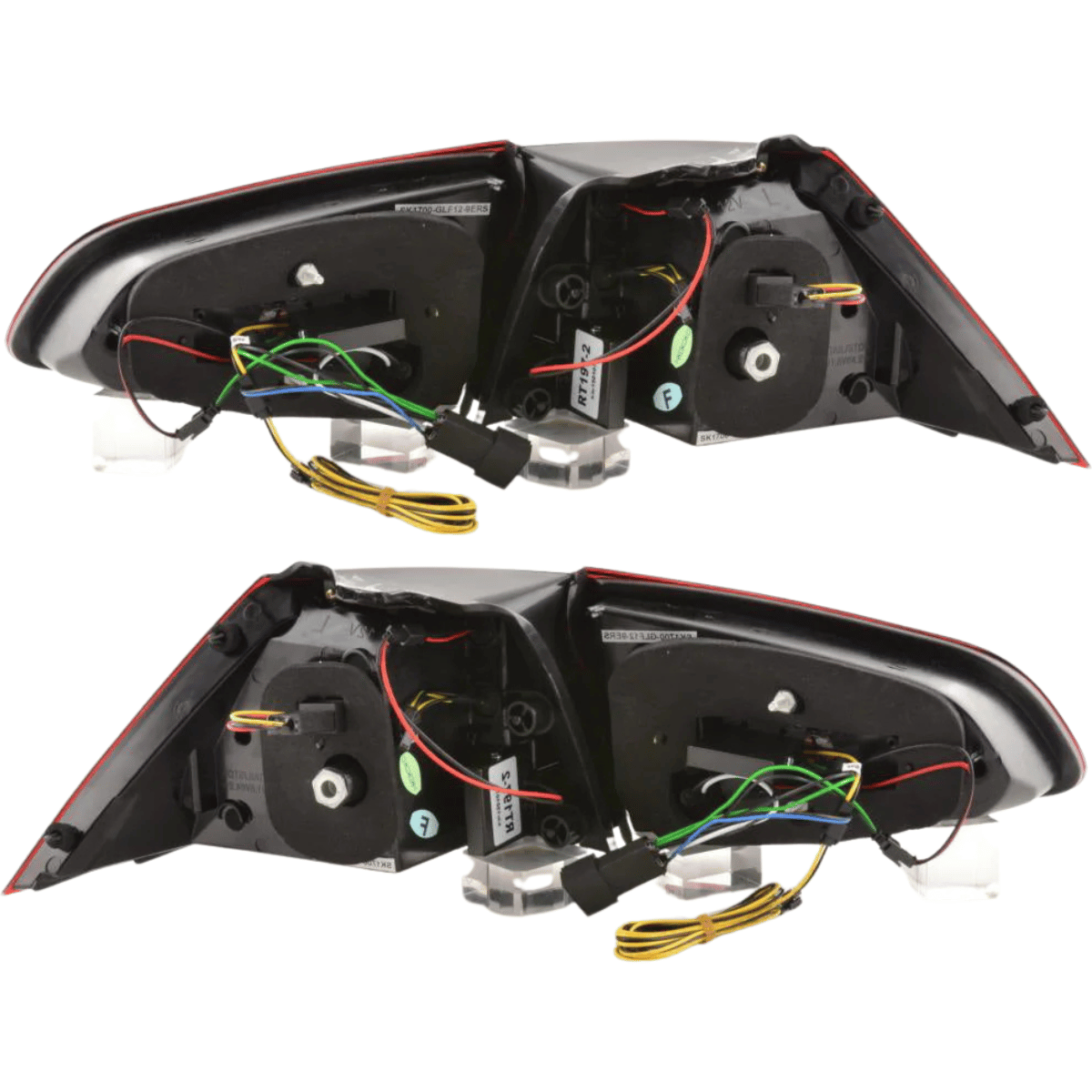 LED Rückleuchten Set Schwarz mit dynamischem Blinker für VW Golf 7 Schrägheck 2013-2017