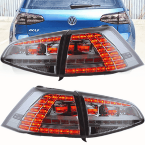 LED Rückleuchten Set Smoke dynamischer Blinker VW Golf 7 Schrägheck 2013-2017 Tuning