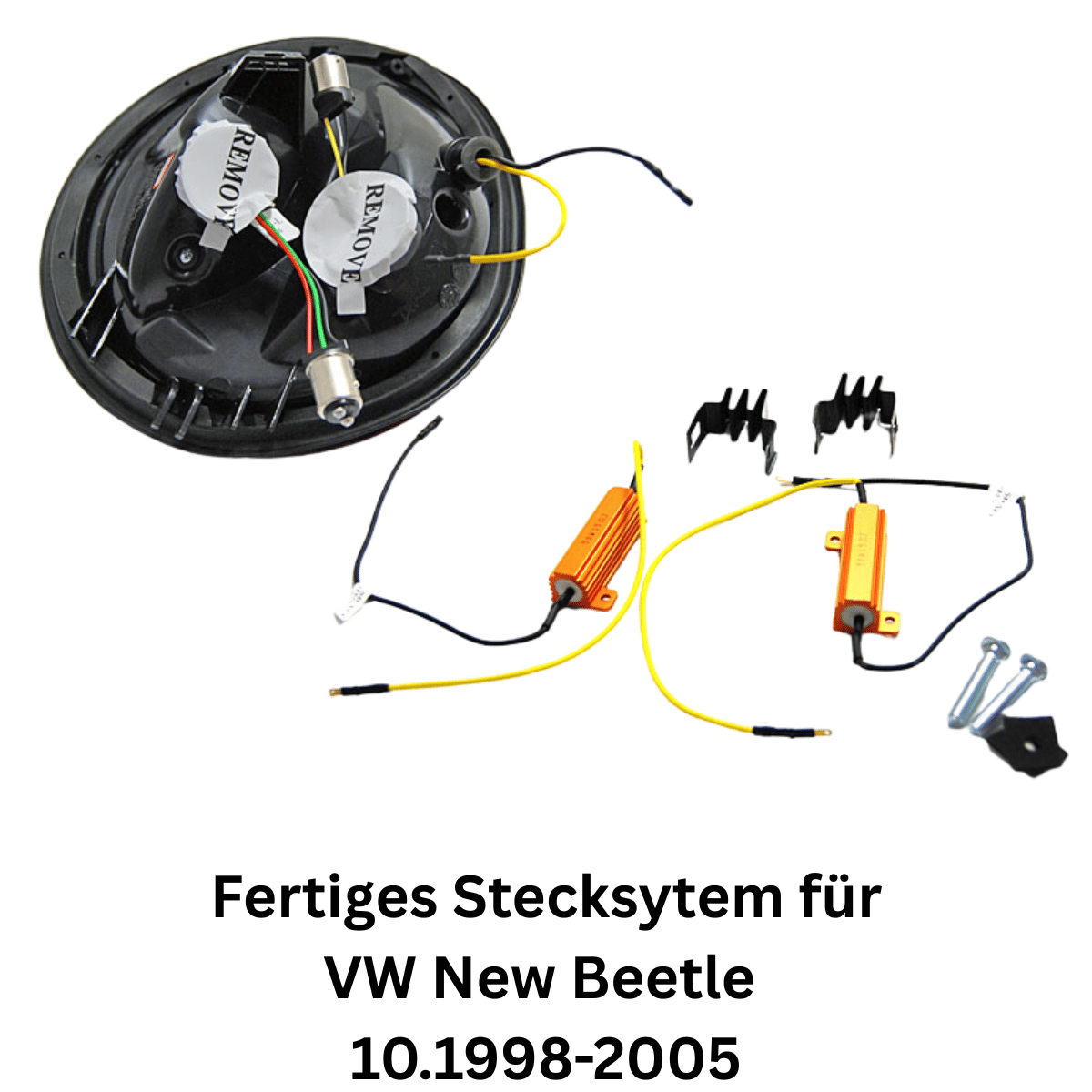 LED Bar Rückleuchten Set Red White für VW New Beetle 1998–2005 Hatchback & Cabrio mit sequentiellem Blinker