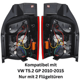 LED Rückleuchten Set Rot für VW T5.2 GP Transporter 2010–2015 Doppelflügeltüren