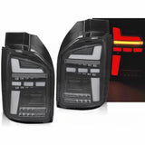 LED LightBar Rückleuchten dynamisch schwarz klar VW T6/1 ab 2020 mit Leuchtstreifen