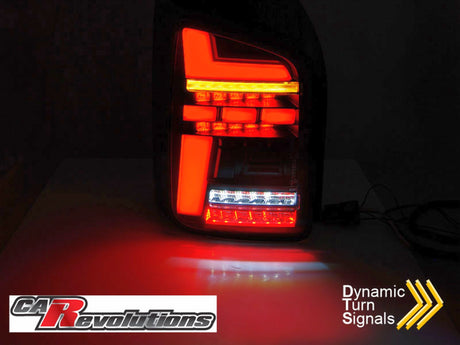 LED Rückleuchten für VW T5 mit dynamischen Blinkern und dynamischen Tagfahrlichtern