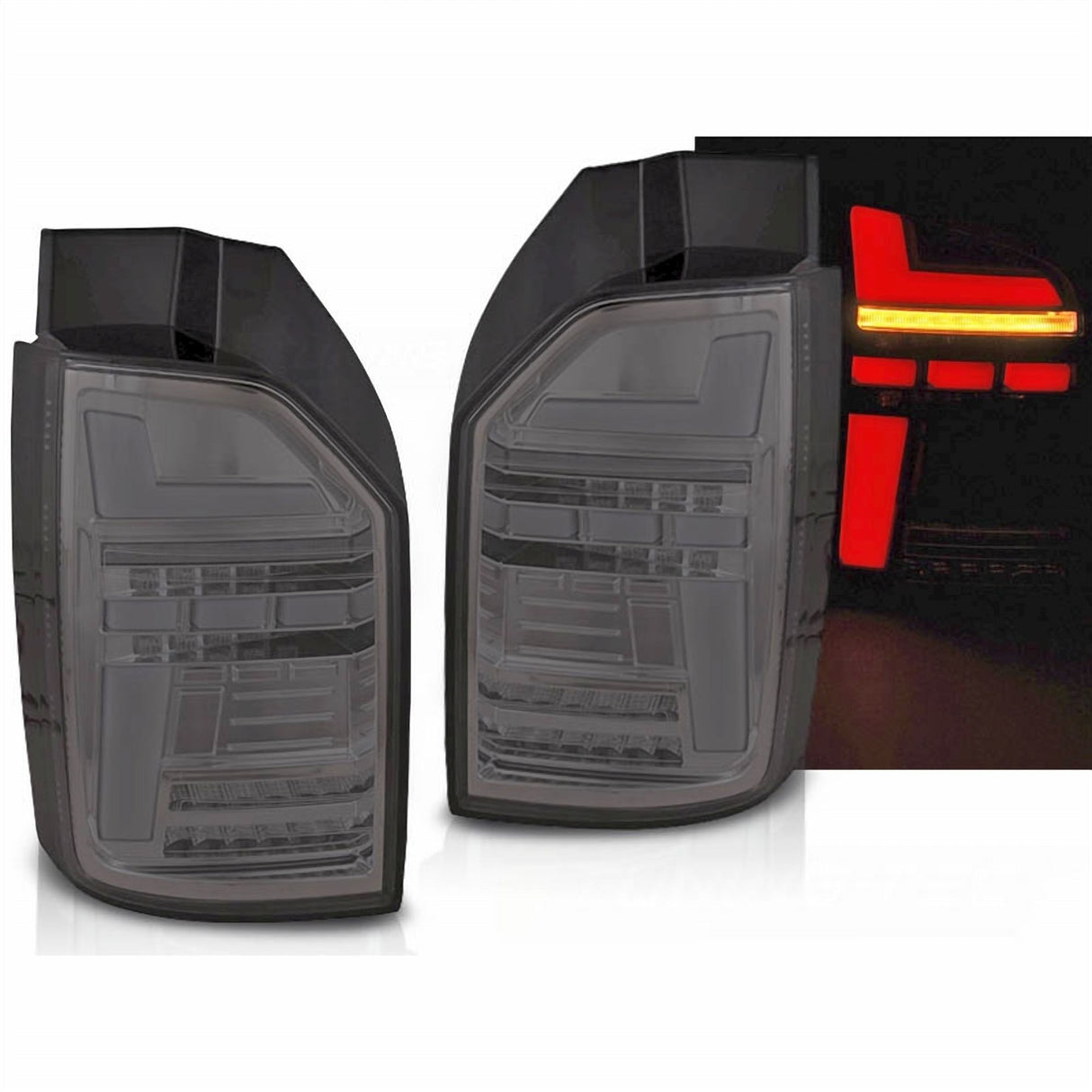 LED LightBar Rückleuchten dynamische Blinker smoke für VW T6 2015-2019