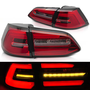 LED LightBar Rückleuchten VW Golf 7 VII Facelift 2017-2019 VARIANT rot mit dynamischem Blinker