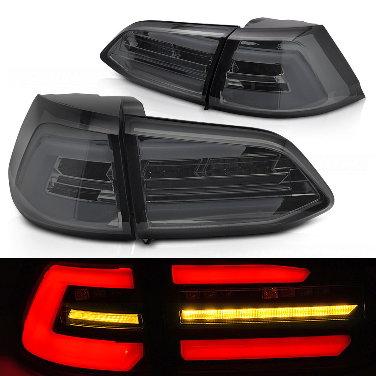 LED LightBar Rückleuchten für VW Golf 7 VII 2013-2017 VARIANT smoke