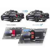 LED dynamische Rückleuchten Set für VW Amarok I 2H 2009-2022 smoke