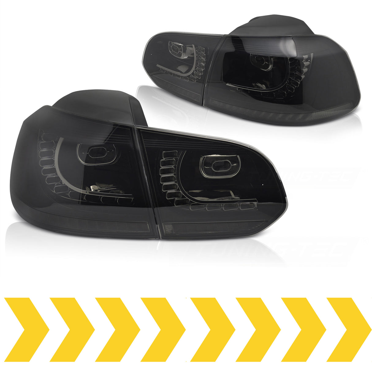 LED Rückleuchten Set in rauchglas für VW Golf 6 VI 10/2008-2012 dynamische Blinker