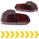 LED Rückleuchten Set rot für VW Golf 6 VI 10/2008-2012 dynamische Blinker