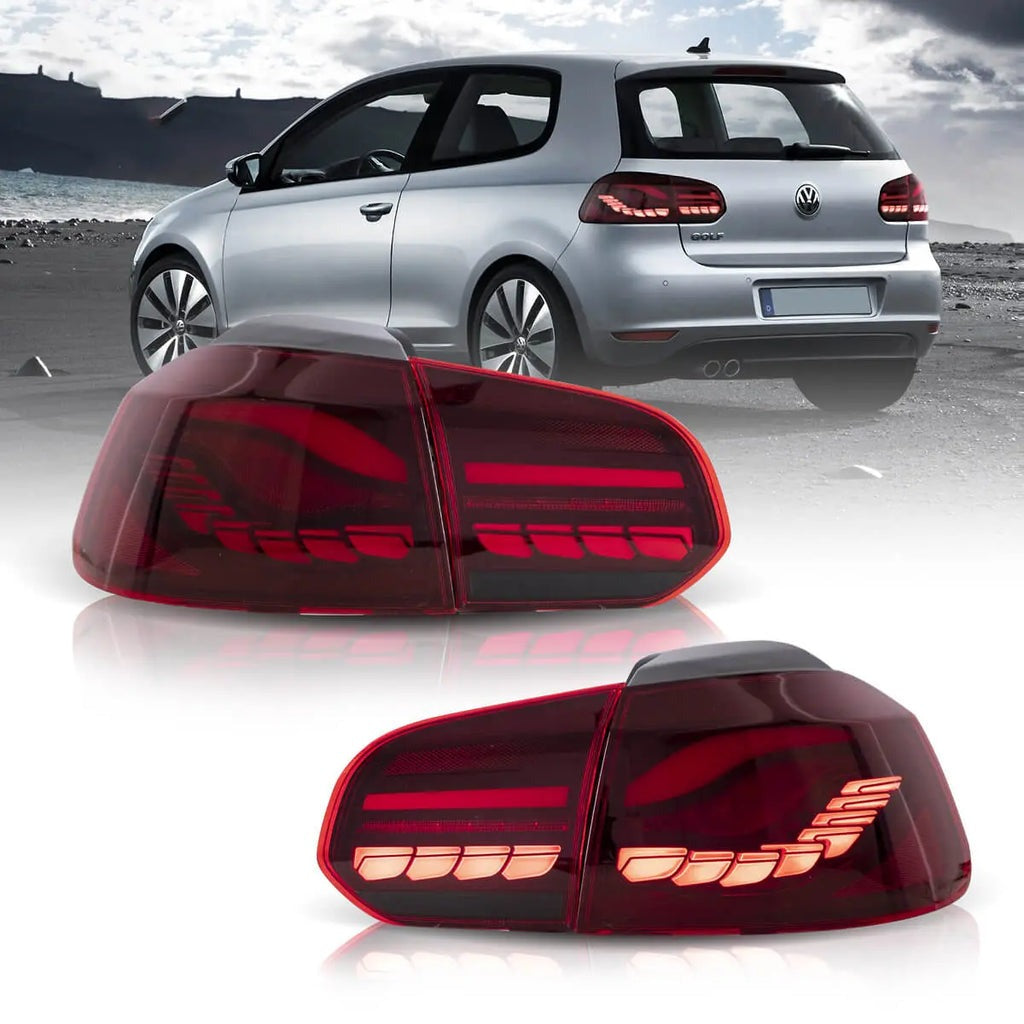 LED Rückleuchten Set rot für VW Golf 6 VI 10/2008-2012 dynamische Blinker