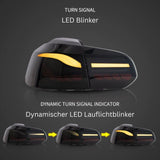 OLED Rückleuchtenset in smoke für VW Golf 6 2008–2013 mit dynamischem LED-Blinker E9 Zulassung