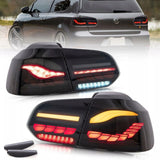 OLED Rückleuchtenset in smoke für VW Golf 6 2008–2013 mit dynamischem LED-Blinker E9 Zulassung