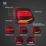 LED Light Bar Rückleuchten Set rot für VW Polo 2009-2017 dynamische Blinker